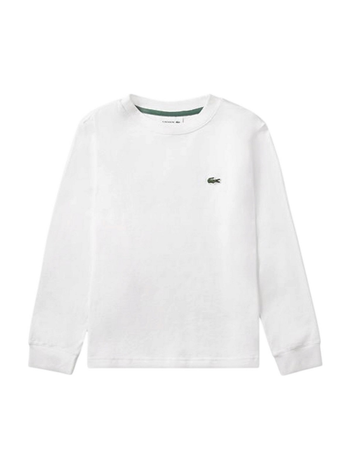 LACOSTE KIDS T-shirt Bambini e ragazzi LCB ICON CORE L/S TEE Bianco - 847112 W8L