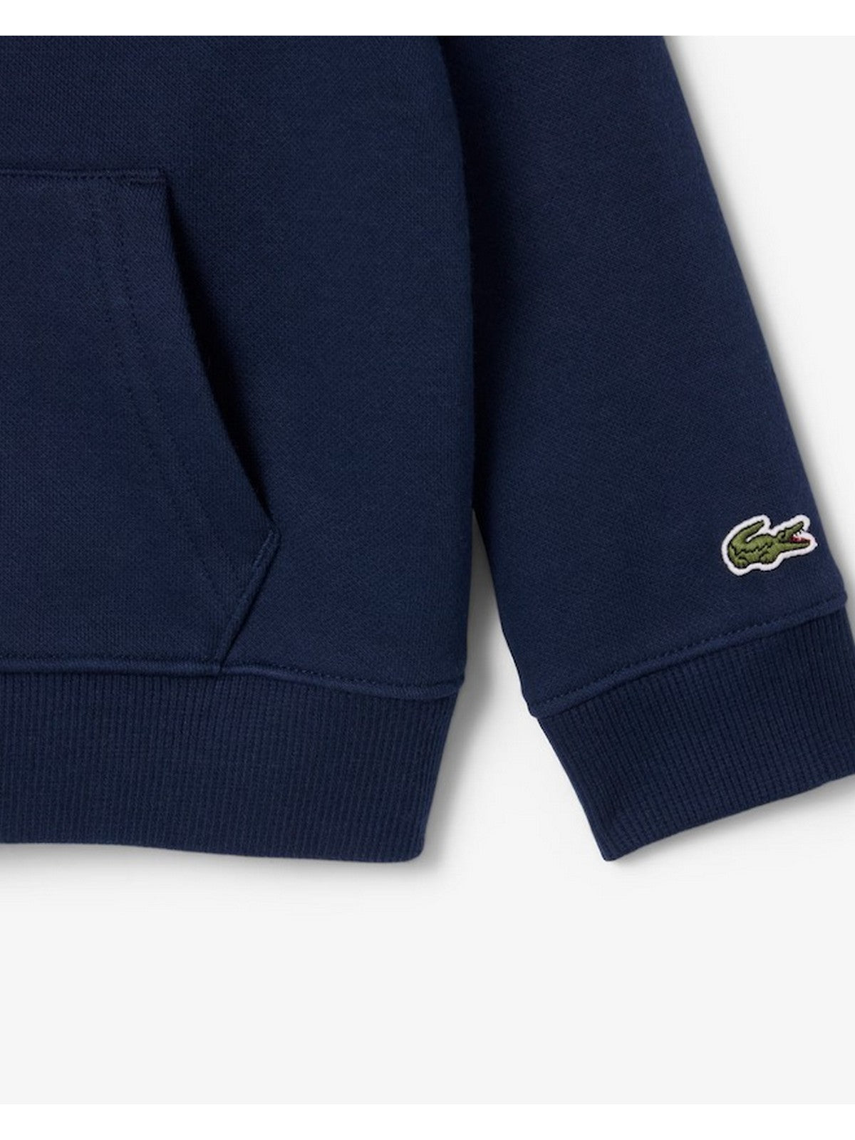 LACOSTE KIDS Felpa Bambini e ragazzi LCB CHENILLE PATCH HOODIE Blu - 847717 UGW