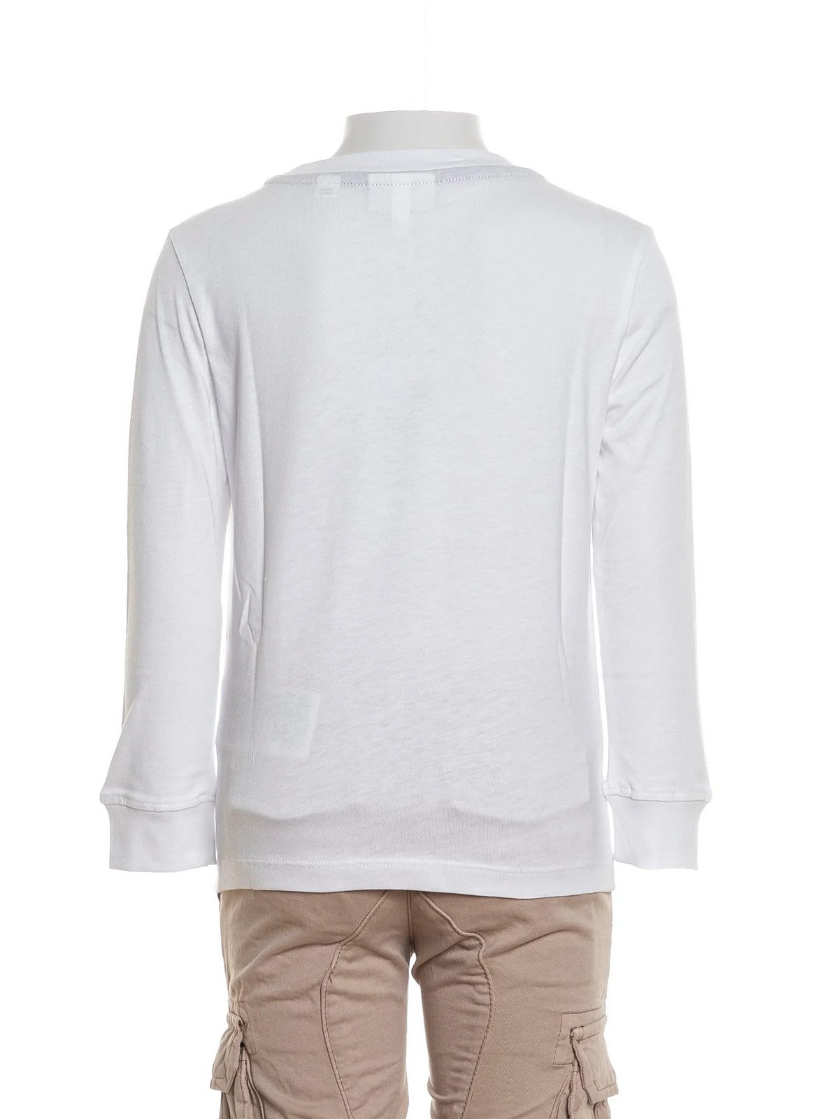 LACOSTE KIDS T-shirt Bambini e ragazzi LCB ICON CORE L/S TEE Bianco - 947112 W8L