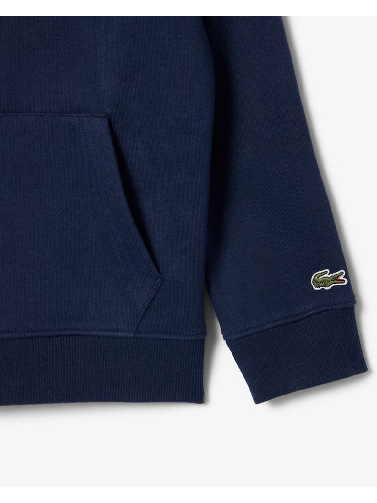 LACOSTE KIDS Felpa Bambini e ragazzi LCB CHENILLE PATCH HOODIE Blu - 947717 UGW