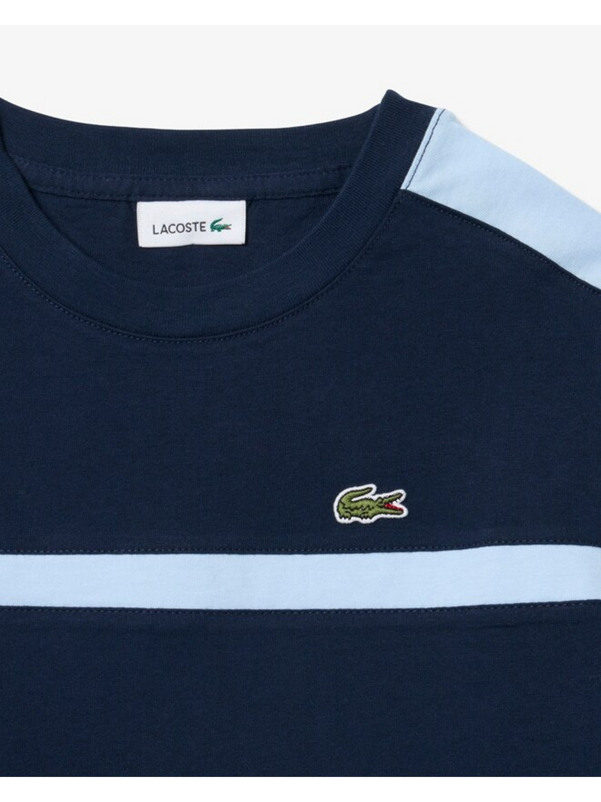 LACOSTE KIDS T-shirt Bambini e ragazzi LCB COLORBLOCK STRIPE TEE Blu - 947774 UGW