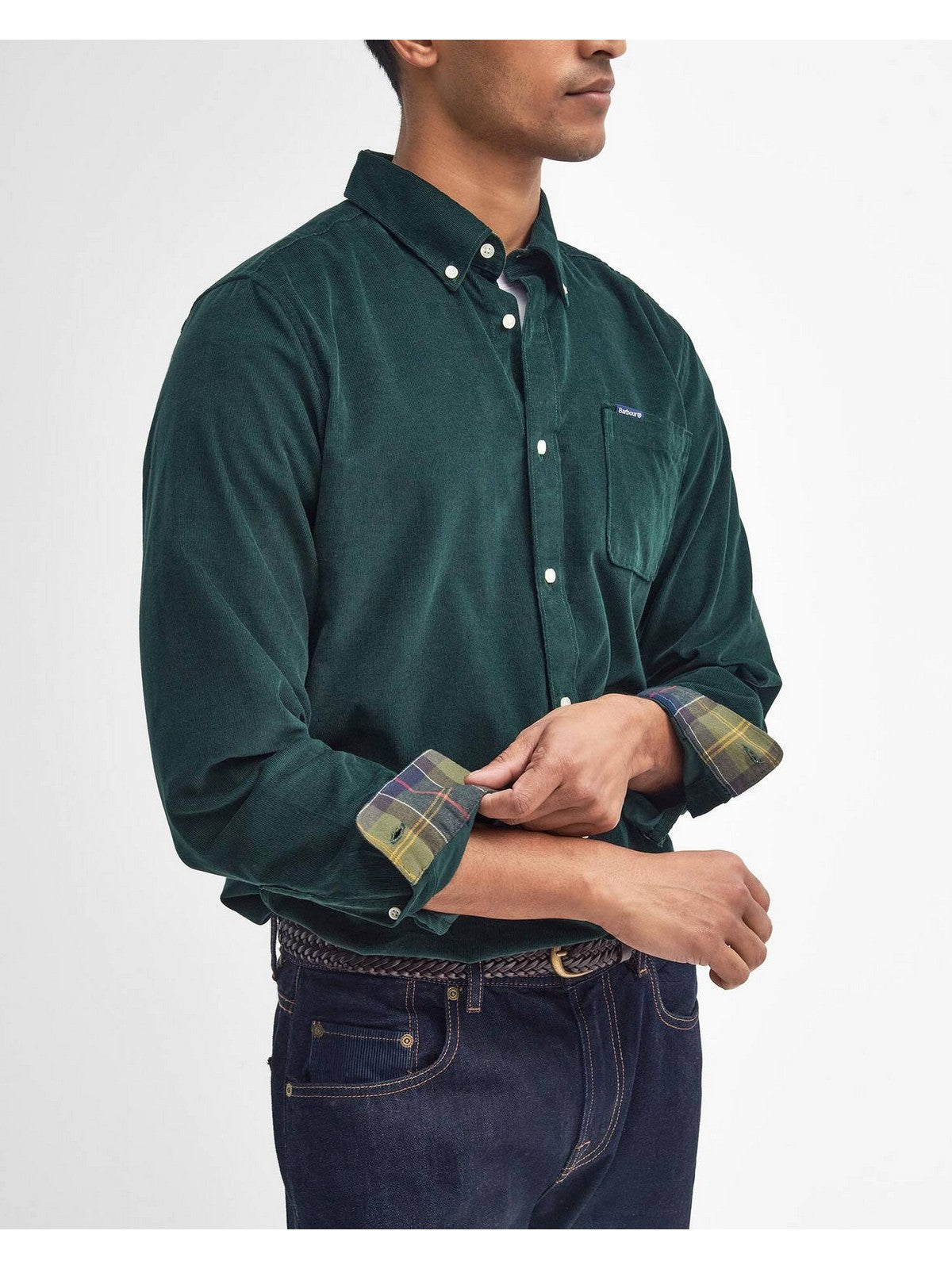 BARBOUR Camicia Uomo RAMSEY Seaweed - MSH5001 GN73