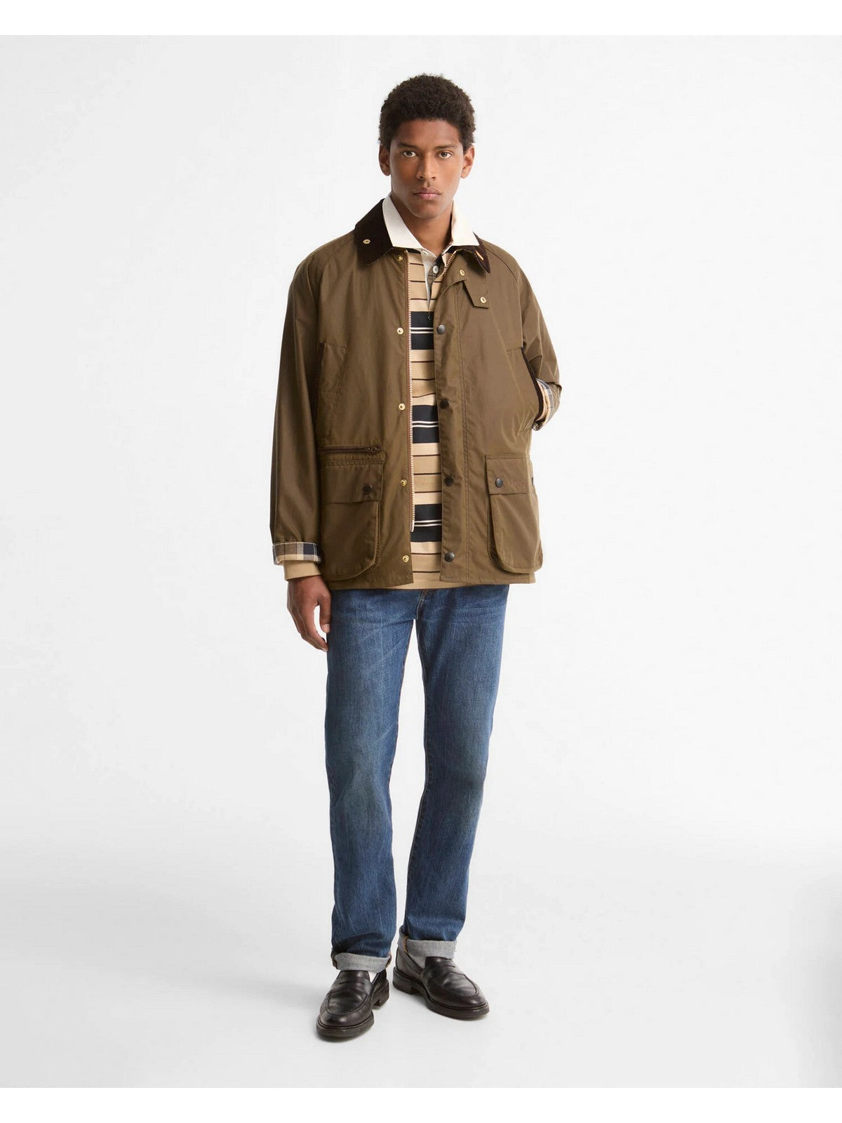 BARBOUR Giubbino Uomo ICONS BEADALE Brown - MWX2616 BR71
