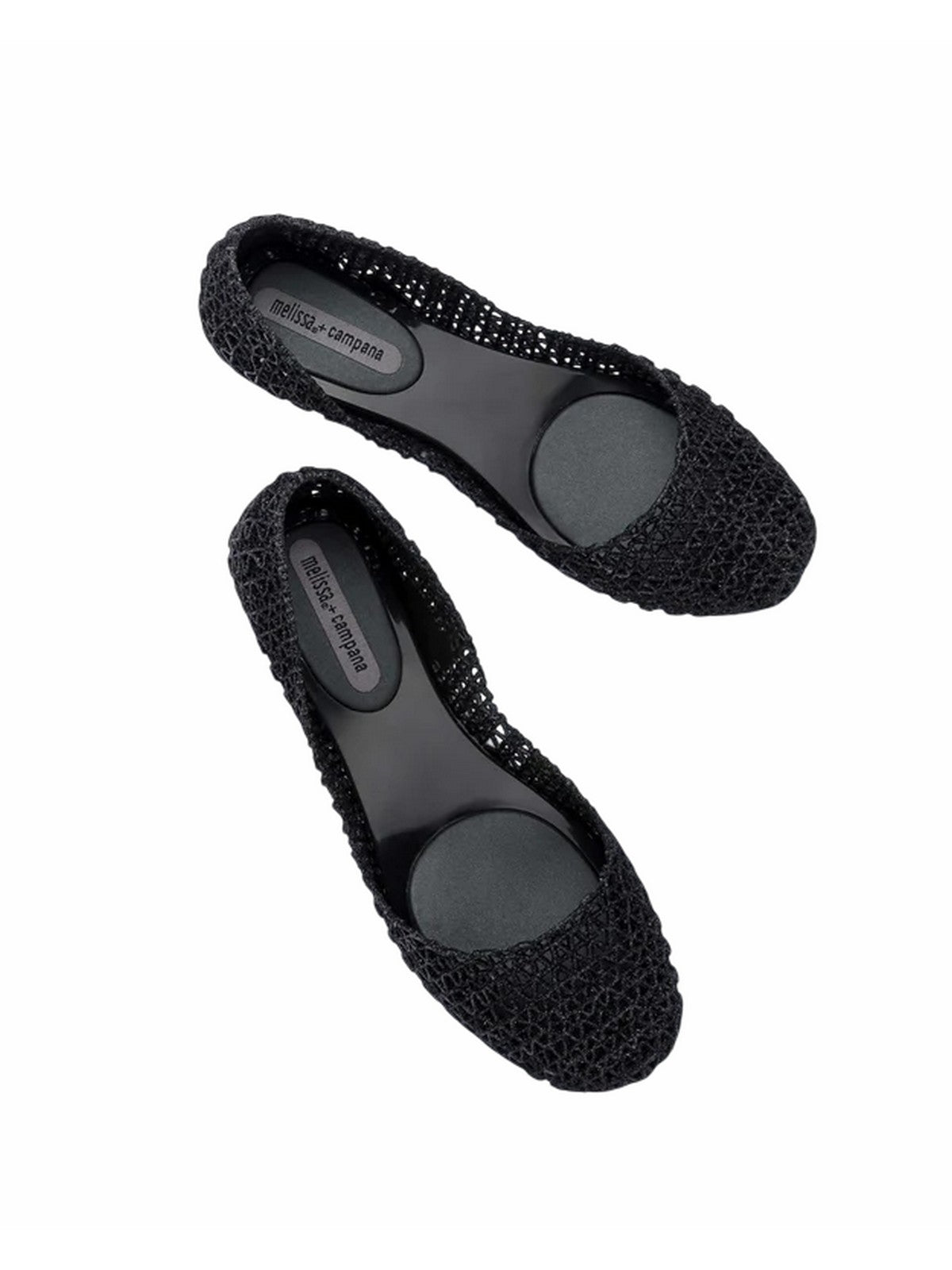 Melissa Ballerina Melissa Campana Papel Vii Black Glitter 31512-52682