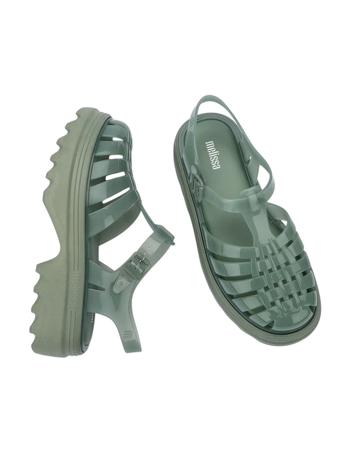 Melissa Sandalo Melissa Possession Platform Ii Ad Green 35818-AX284