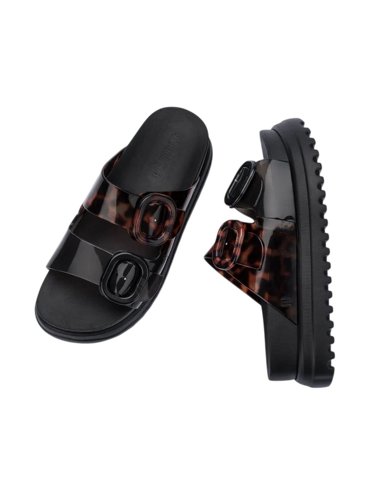 Melissa Sandalo Melissa Cozy Platform Ad Black/Tortoiseshell 36158-BH499