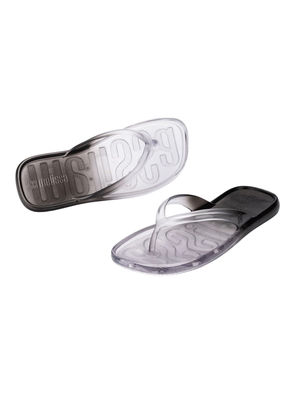 Melissa Infradito Melissa Beachwear Ad Clear/Black 37864-BU240