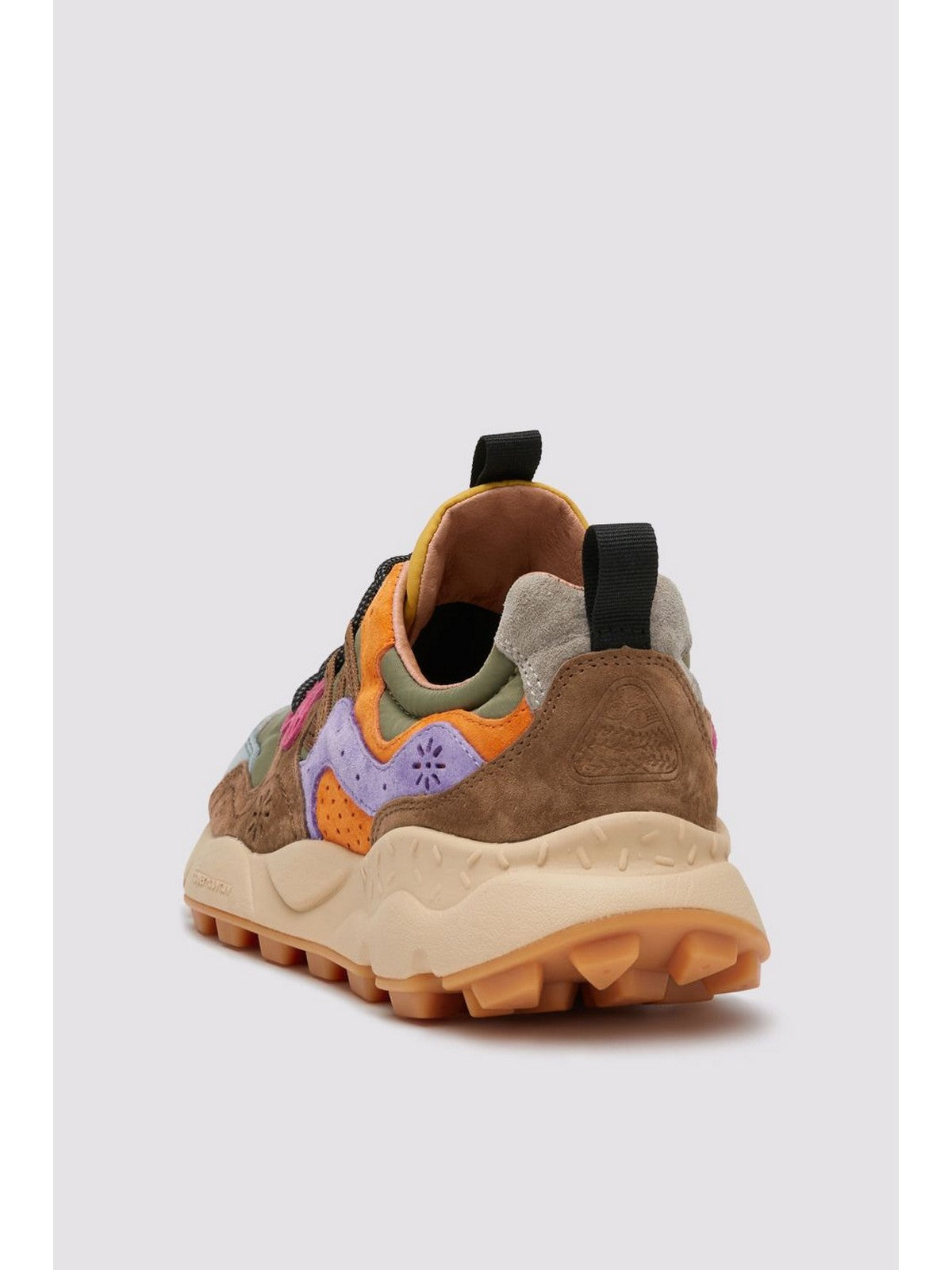 FLOWER MOUNTAIN Sneaker Donna YAMANO 3 UNI SUEDE/NYLON KAKI-MULTI - 2017818-01-2F69