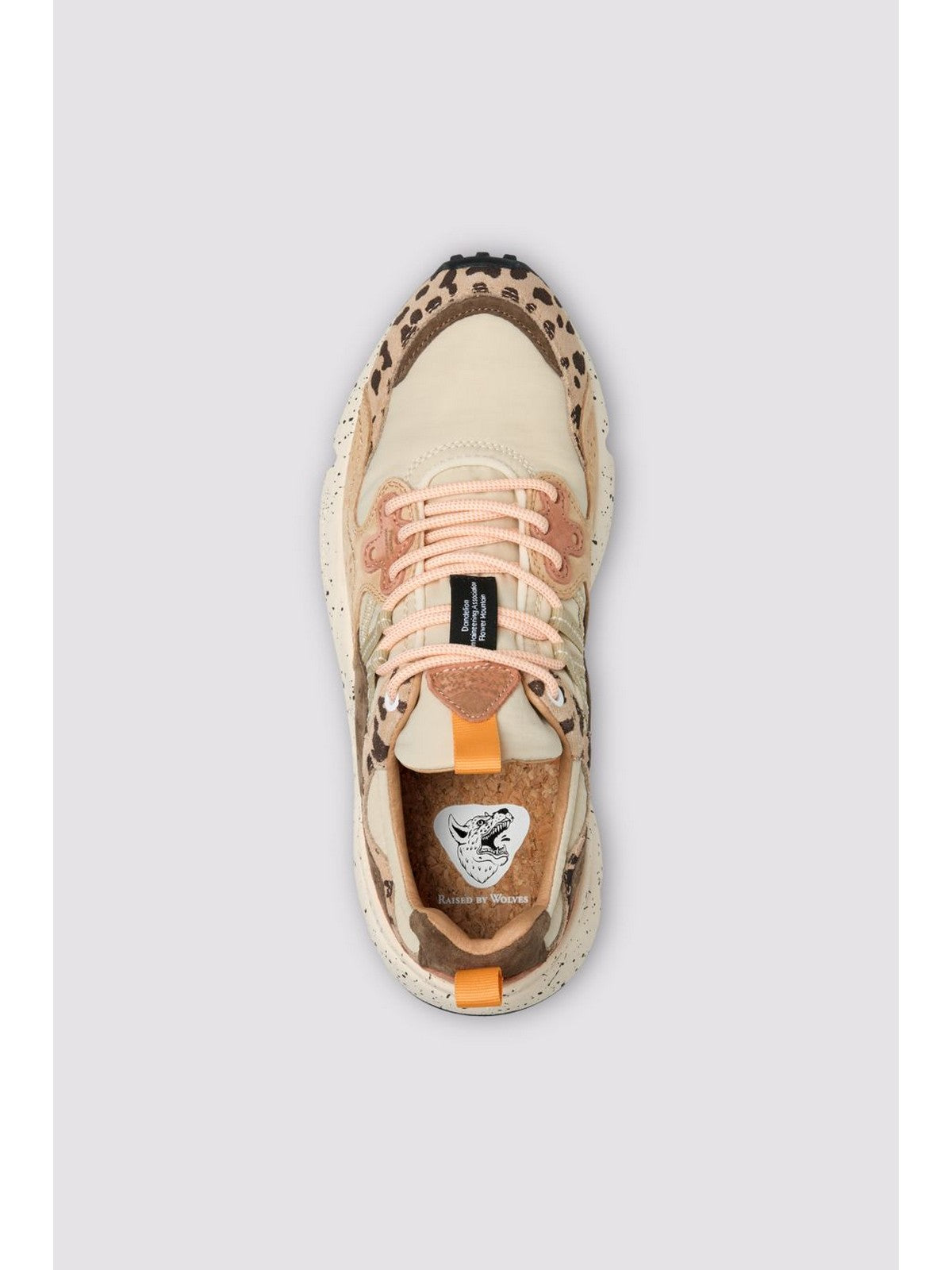 FLOWER MOUNTAIN Sneaker Donna YAMANO 3 UNI SUEDE/PRINT/NYLON BEIGE-MILK-LIGHT BROWN - 2017818-27-1E53