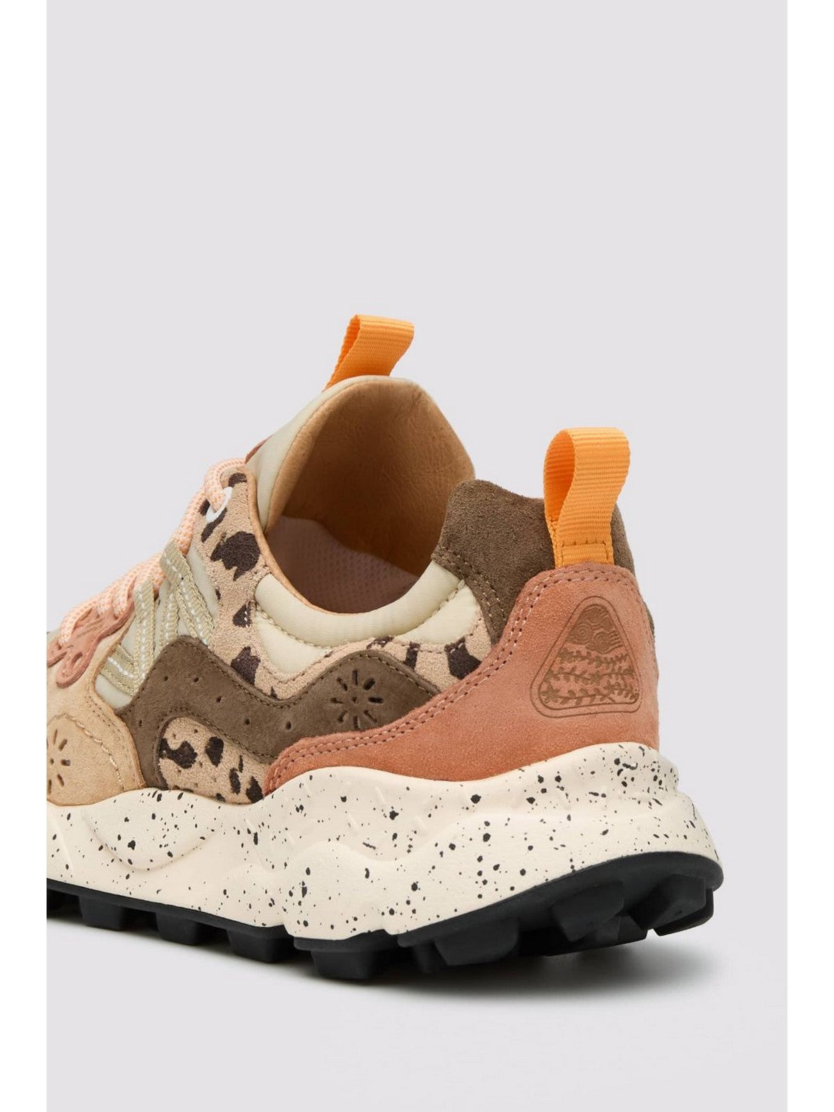 FLOWER MOUNTAIN Sneaker Donna YAMANO 3 UNI SUEDE/PRINT/NYLON BEIGE-MILK-LIGHT BROWN - 2017818-27-1E53