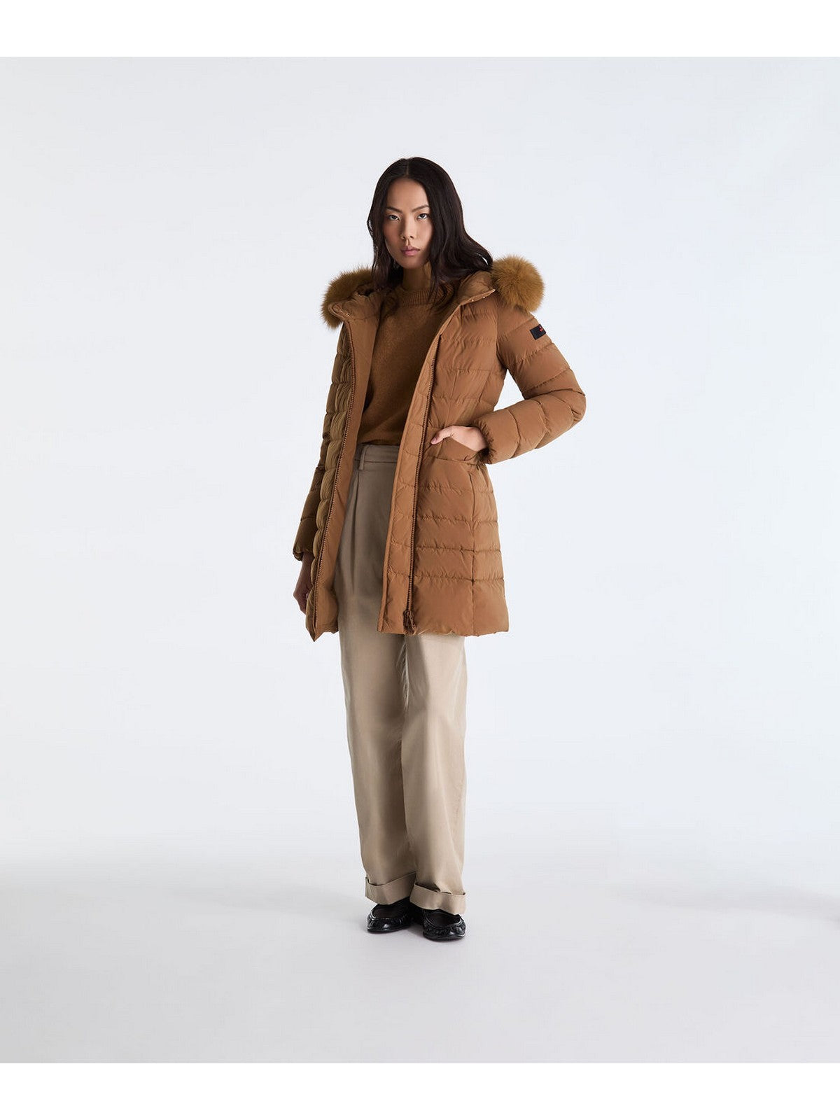 PEUTEREY Piumino Donna SERIOLA ML 06 FUR NOCE - PED5458 01190986 987