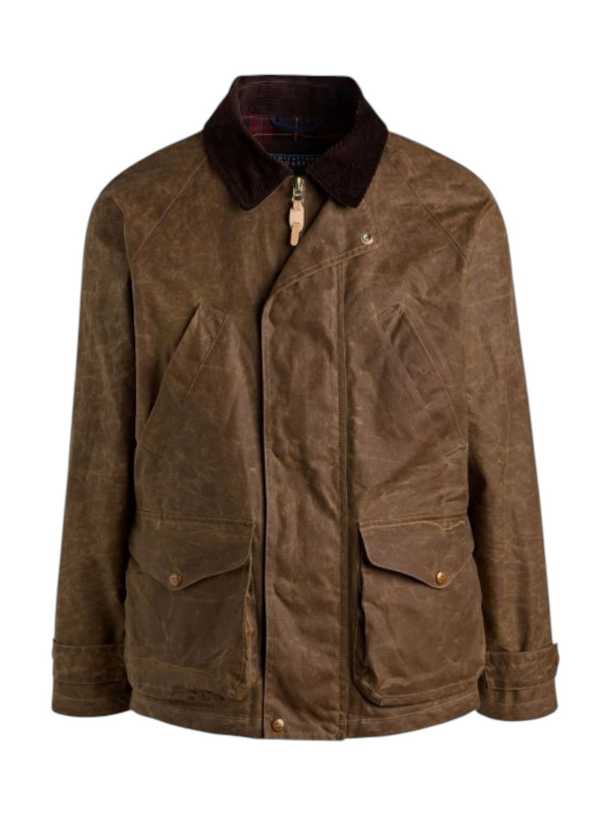 MANIFATTURA CECCARELLI Giubbino Uomo Rain Caban DARK TAN - W7071-WX