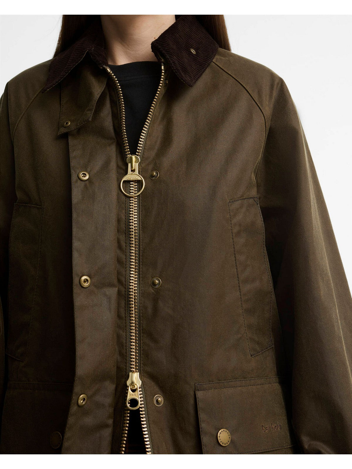 BARBOUR Giubbino Donna WOMENS BEDALE WAX BEECH/DRES - LWX1411 SN91