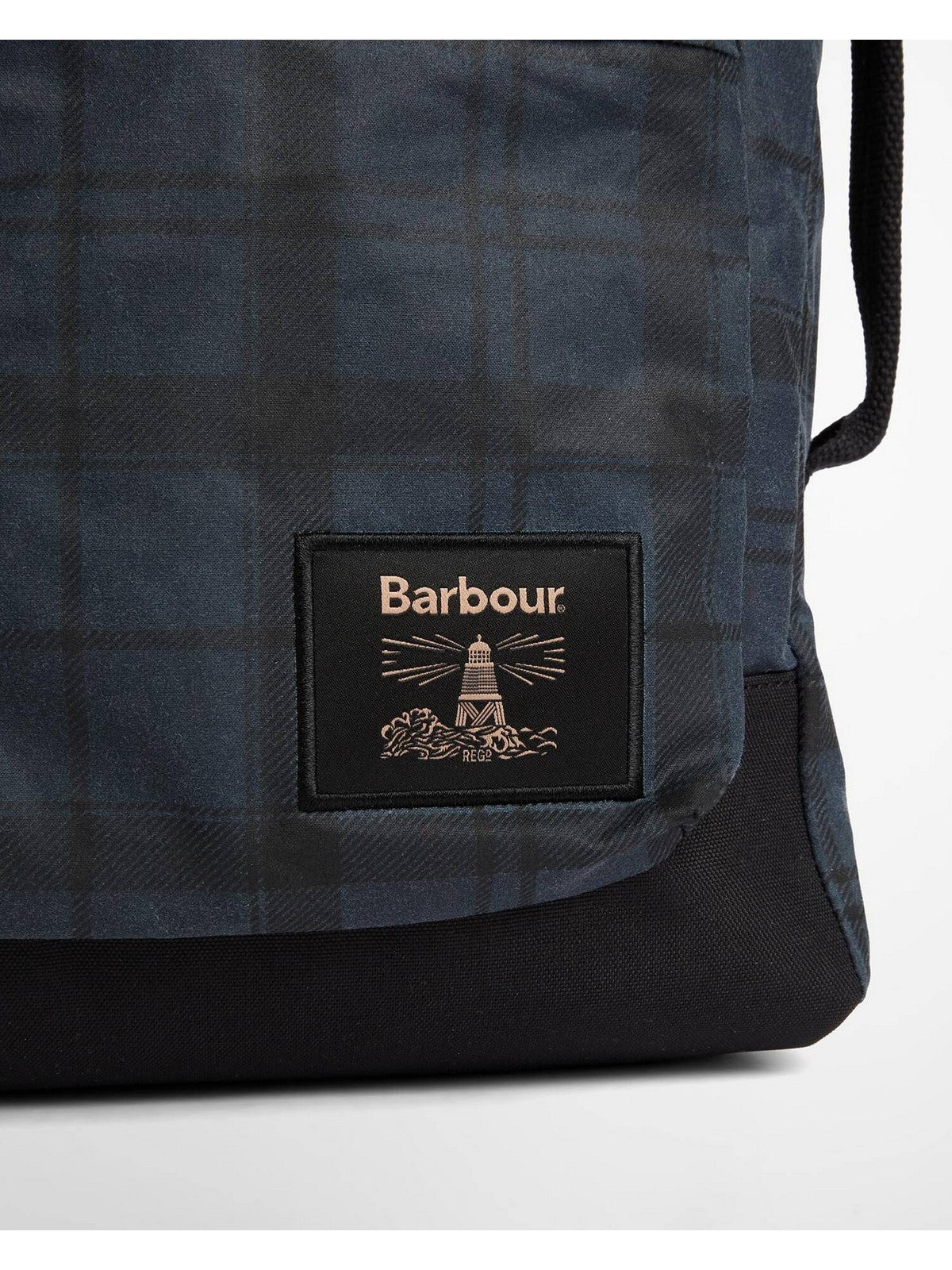 BARBOUR Zaino Unisex FIELD WAX BACKPACK NAVY TARTA - UBA0714 NY75