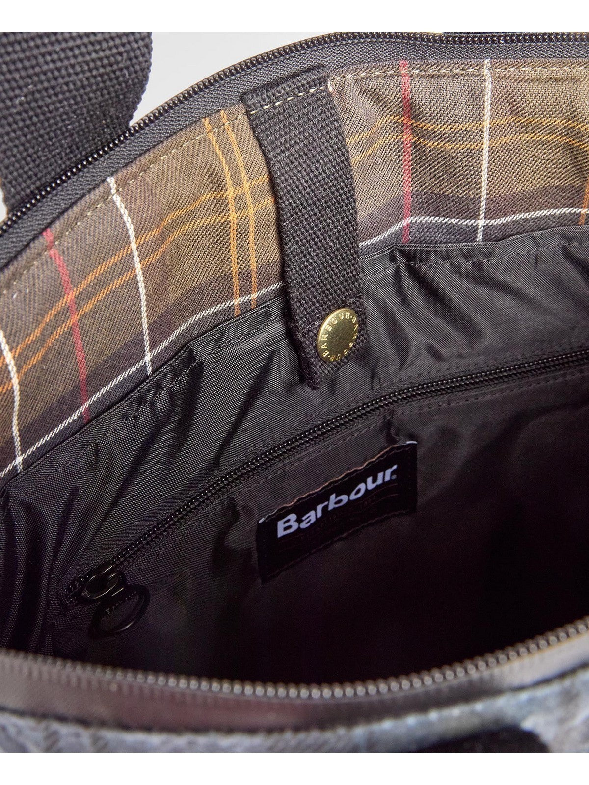 BARBOUR Zaino Unisex FIELD WAX BACKPACK NAVY TARTA - UBA0714 NY75