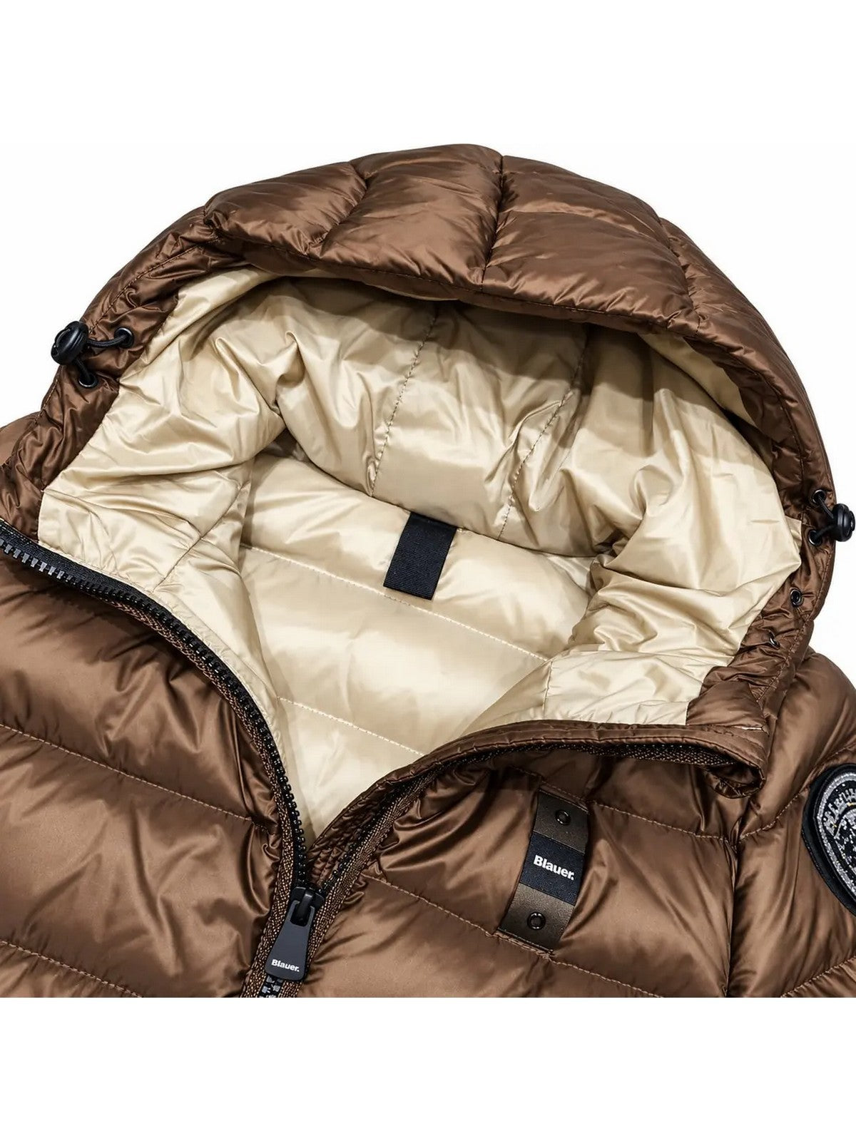 BLAUER Piumino Donna CHARME BROWN 30B int. BEIGE 301 - 26WBLDC03037 006047 30BEI gioboutiqueweb