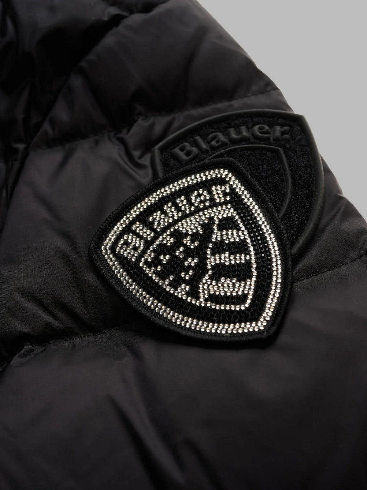 BLAUER Piumino Donna CHARME NERO interno BEIGE 301 - 26WBLDC03037 006047 999EI