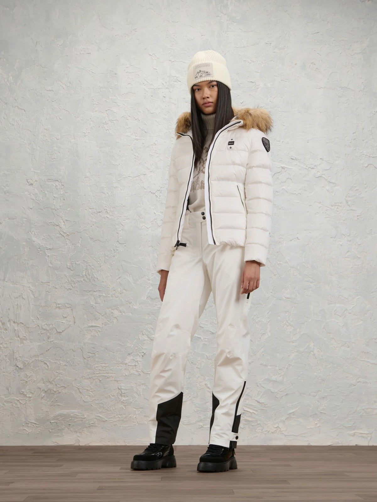 BLAUER Piumino Donna ARCADIA BIANCO OTTICO int. BIANCO OTTICO - 26WBLDC03038 006047 100BI