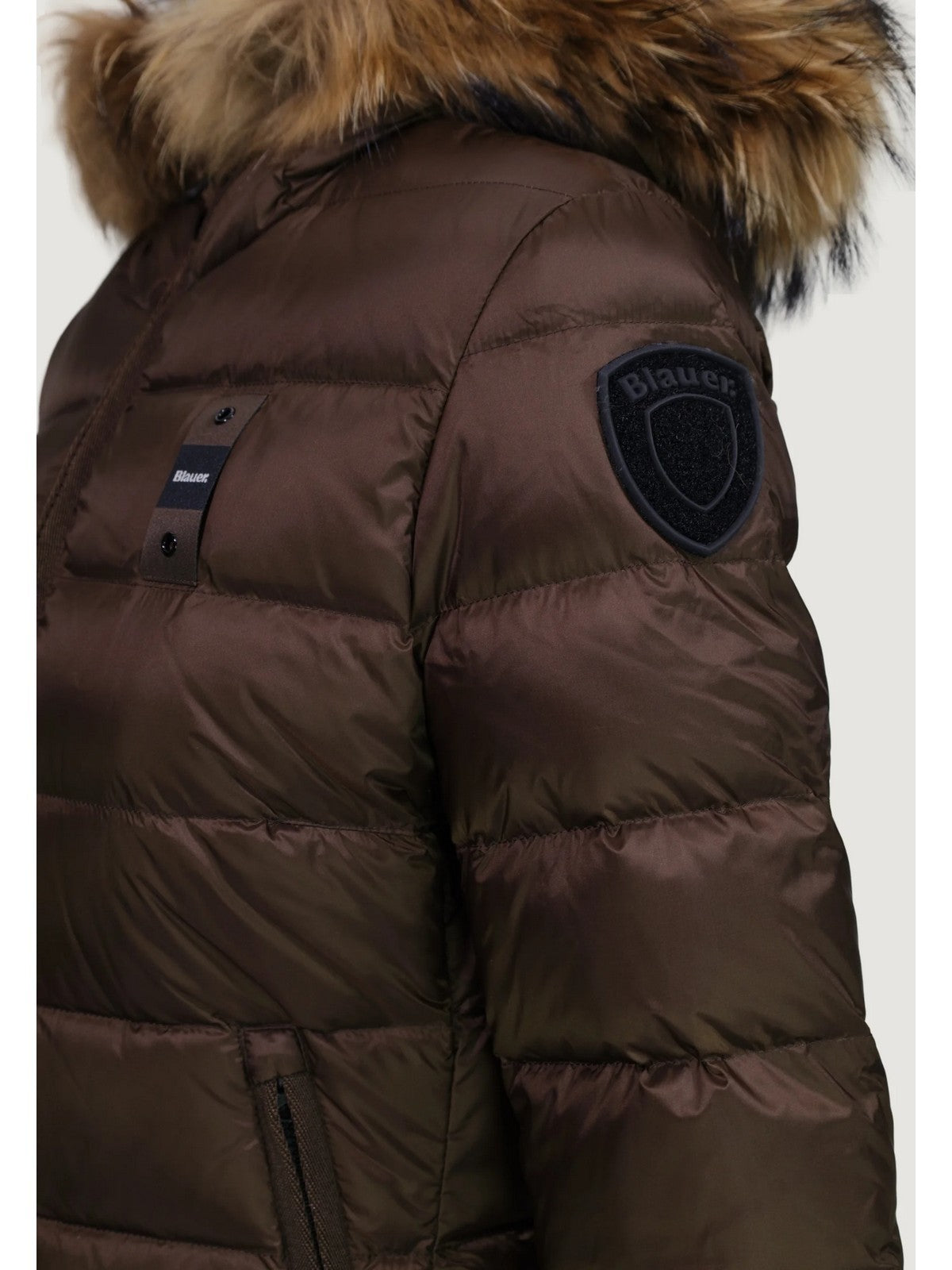 BLAUER Piumino Donna ARCADIA BROWN 30B int. BEIGE 301 - 26WBLDC03038 006047 30BEI gioboutiqueweb