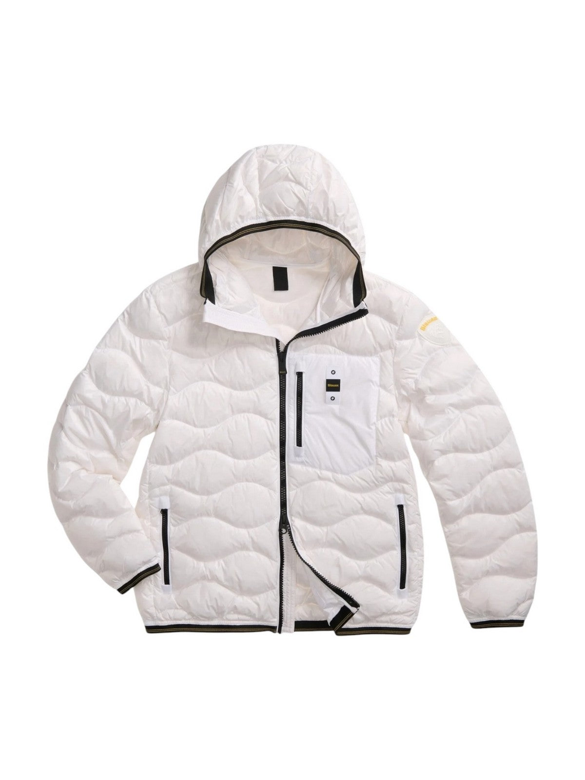 BLAUER Piumino Uomo WAVE BIANCO OTTICO - 26WBLUC03064 006355 100