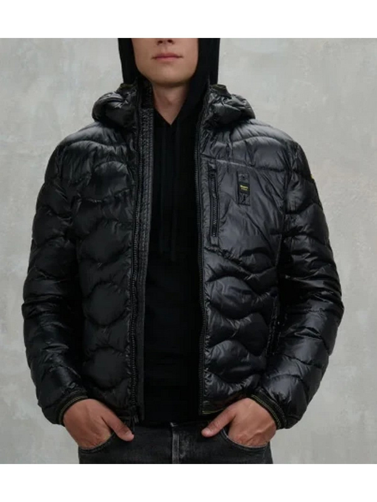 BLAUER Piumino Uomo WAVE NERO - 26WBLUC03064 006355 999 gioboutiqueweb