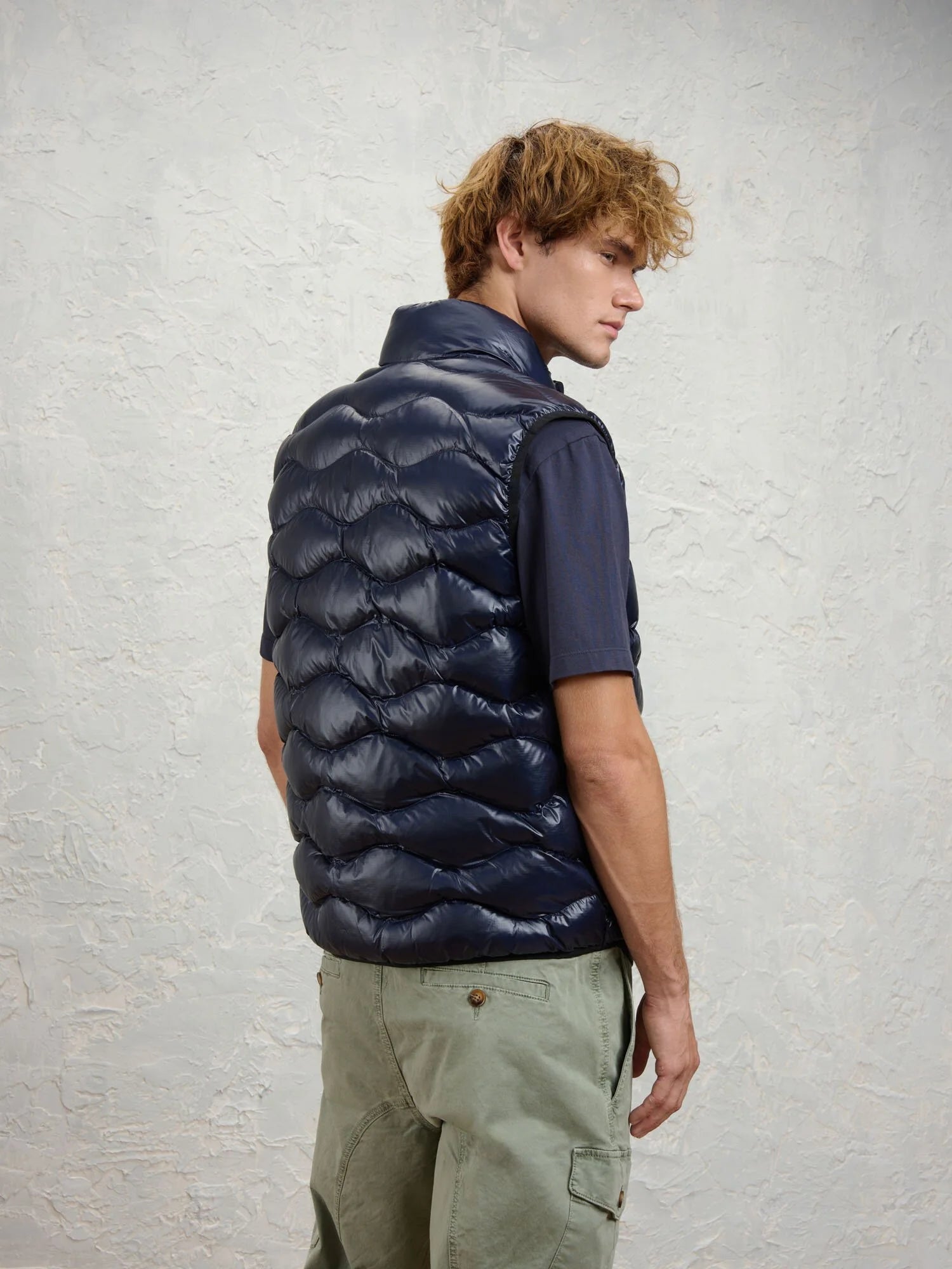 BLAUER Gilet Uomo DANNY BLU int. TABACCO - 26WBLUX02055 005958 888TB