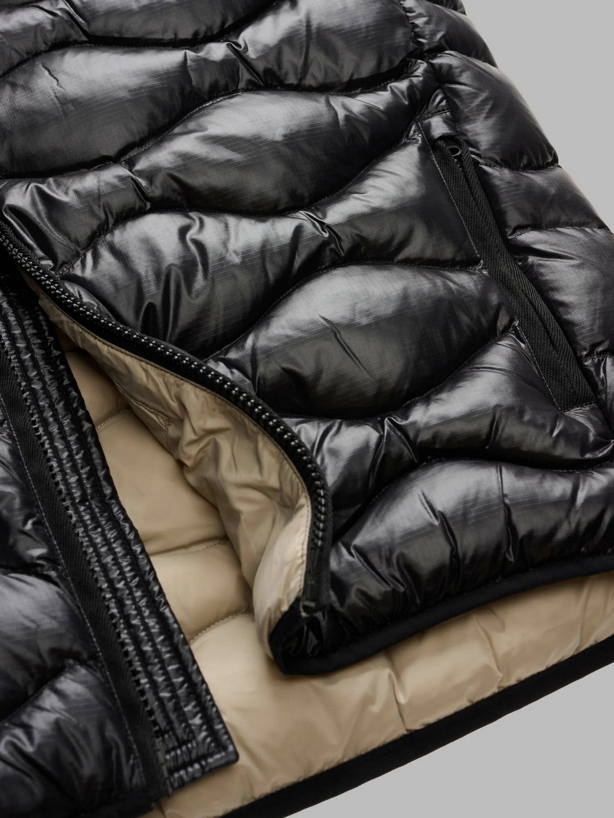 BLAUER Gilet Uomo DANNY NERO interno BEIGE 301 - 26WBLUX02055 005958 999EI gioboutiqueweb