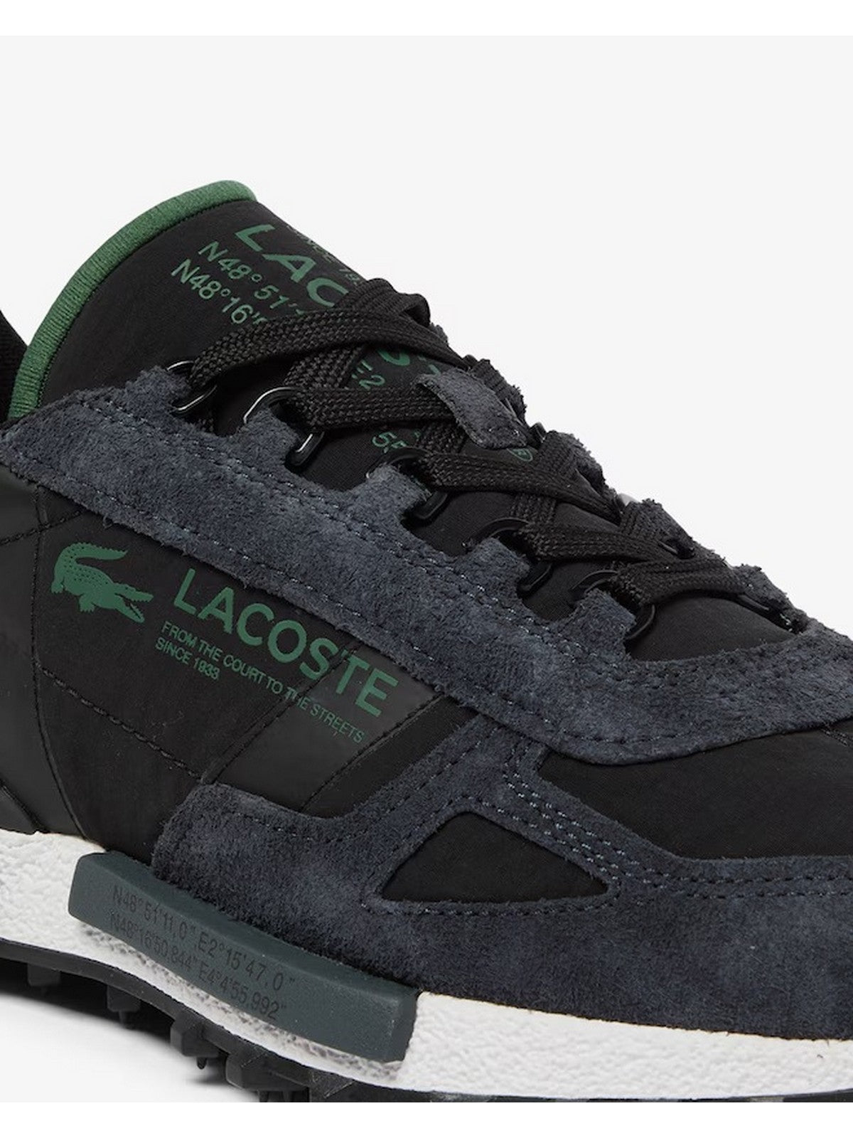 LACOSTE Sneaker Uomo ELITE ACTIVE 1262 BLACK/WHITE - 751SMA0041 312