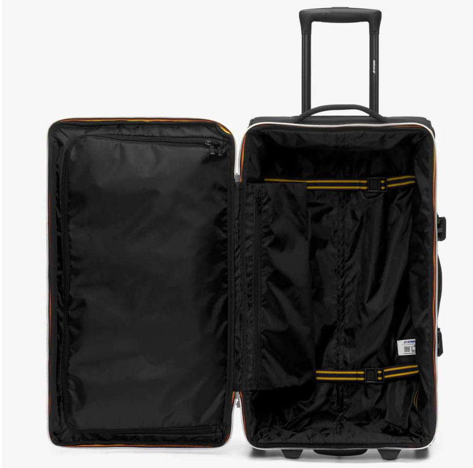 K-WAY Valigie e Trolley Uomo  K2128NW Y05 BLACK PURE-BLACK PUR
