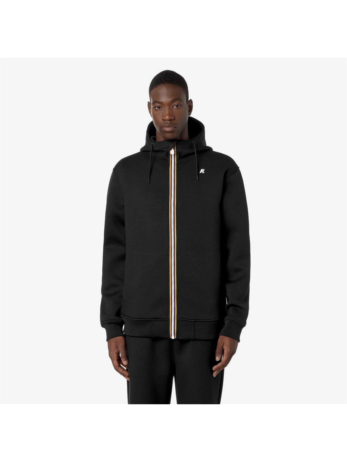 K-WAY Giubbino Uomo Rainer spacer K2141DW USY BLACK PURE gioboutiqueweb