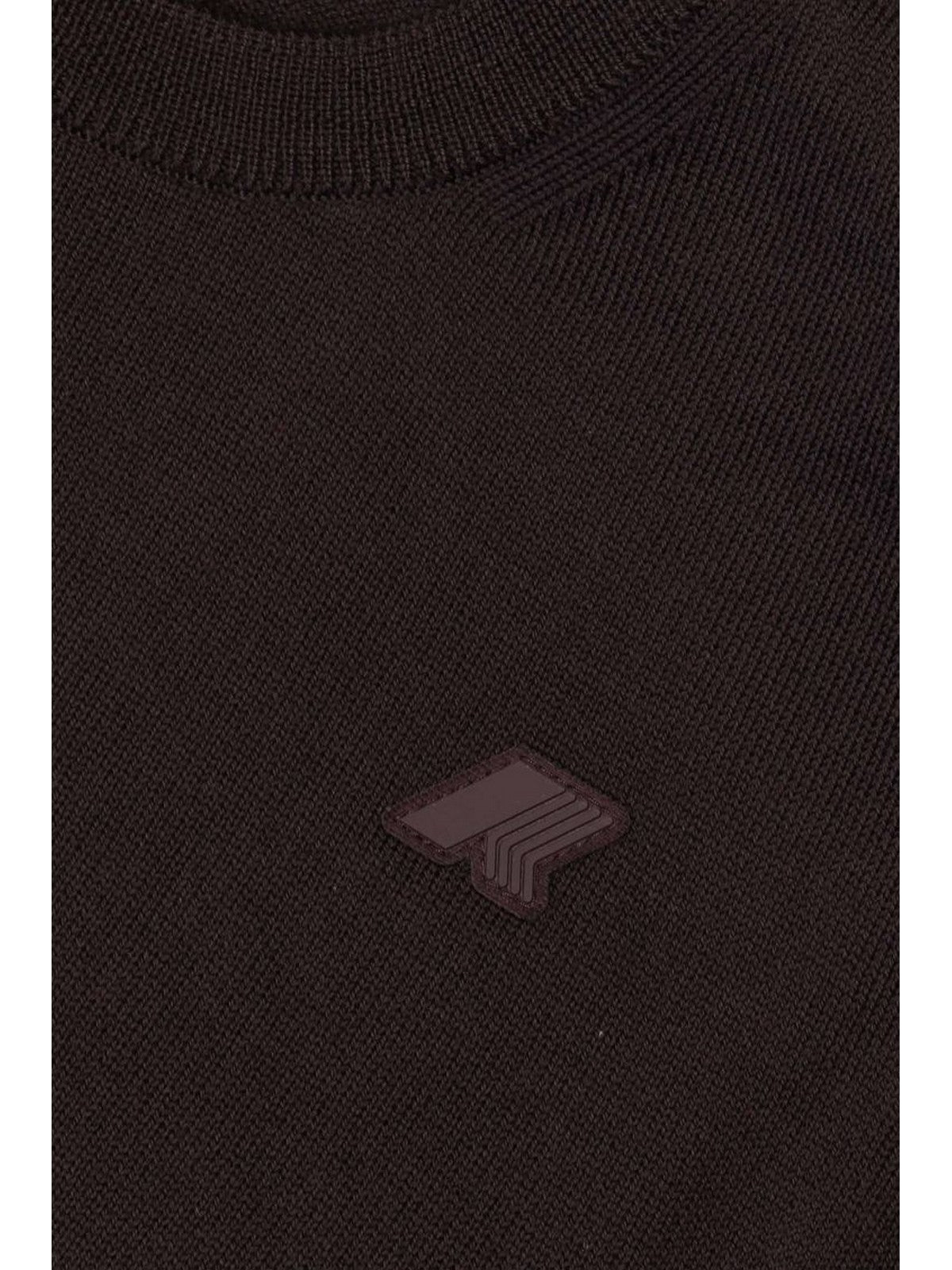 K-WAY Maglione Uomo Sebastien merino K2142EW 260 Black Coffee gioboutiqueweb