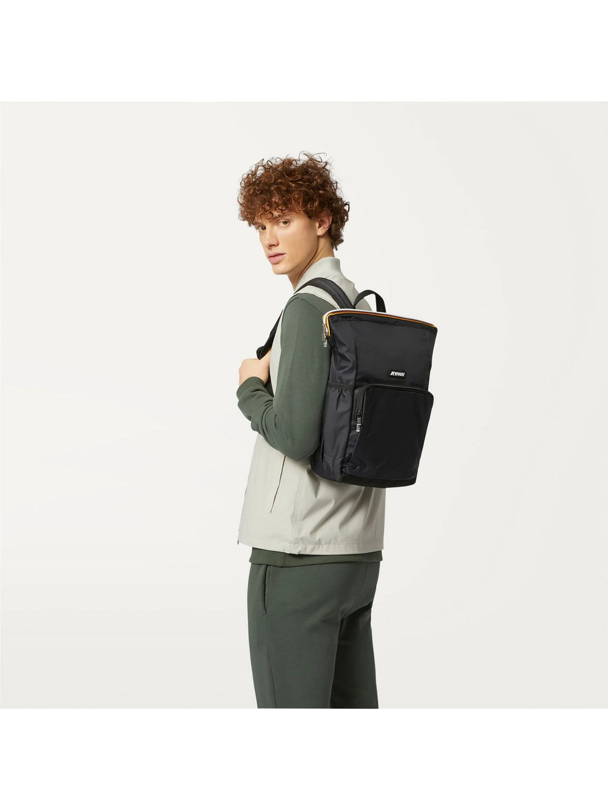 K-WAY Zaino Uomo Maizy K7118HW USY BLACK PURE