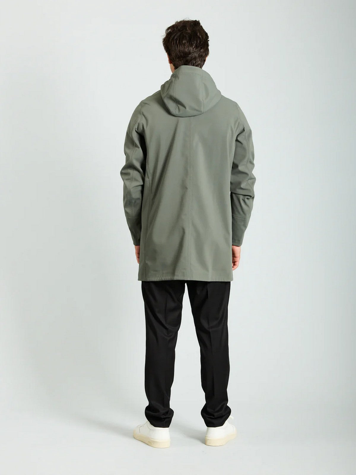 K-WAY Giubbino Uomo Marlyn bonded K7126UW AF0 GREEN BLACKISH - BL