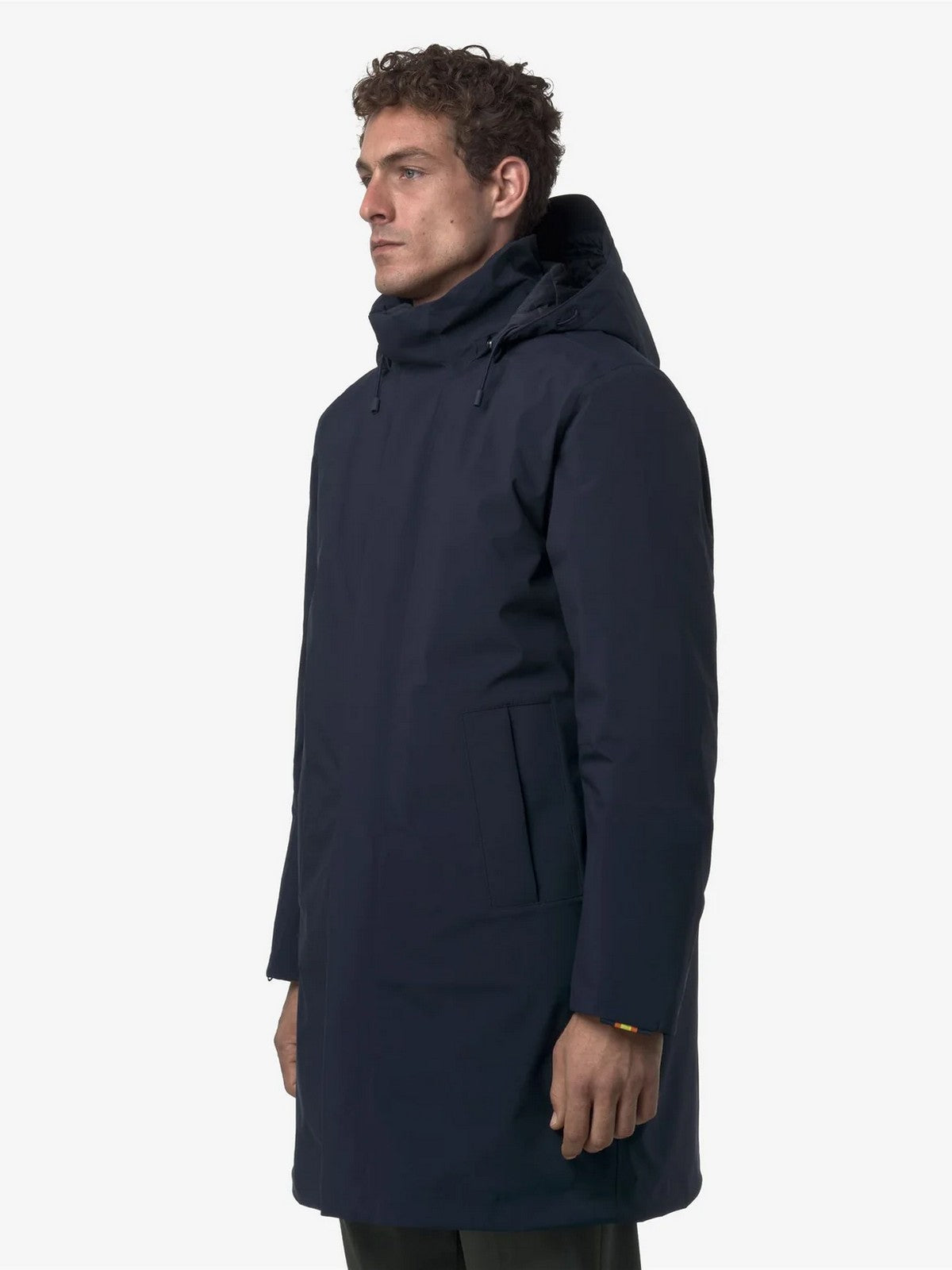 K-WAY Giubbino Uomo Thomal bonded padded K7136IW AR0 BLUE DEPTH - BLUE DE