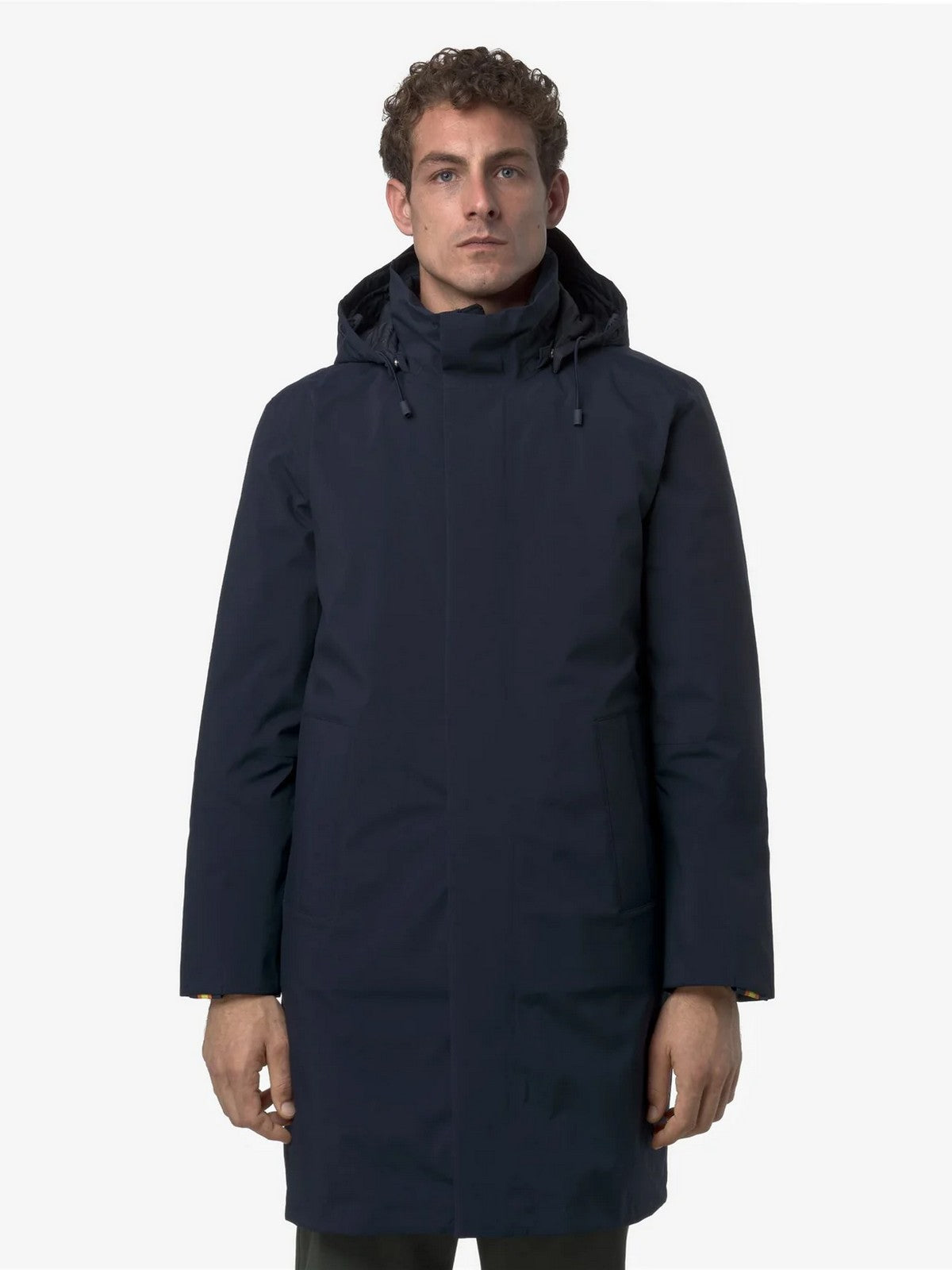 K-WAY Giubbino Uomo Thomal bonded padded K7136IW AR0 BLUE DEPTH - BLUE DE