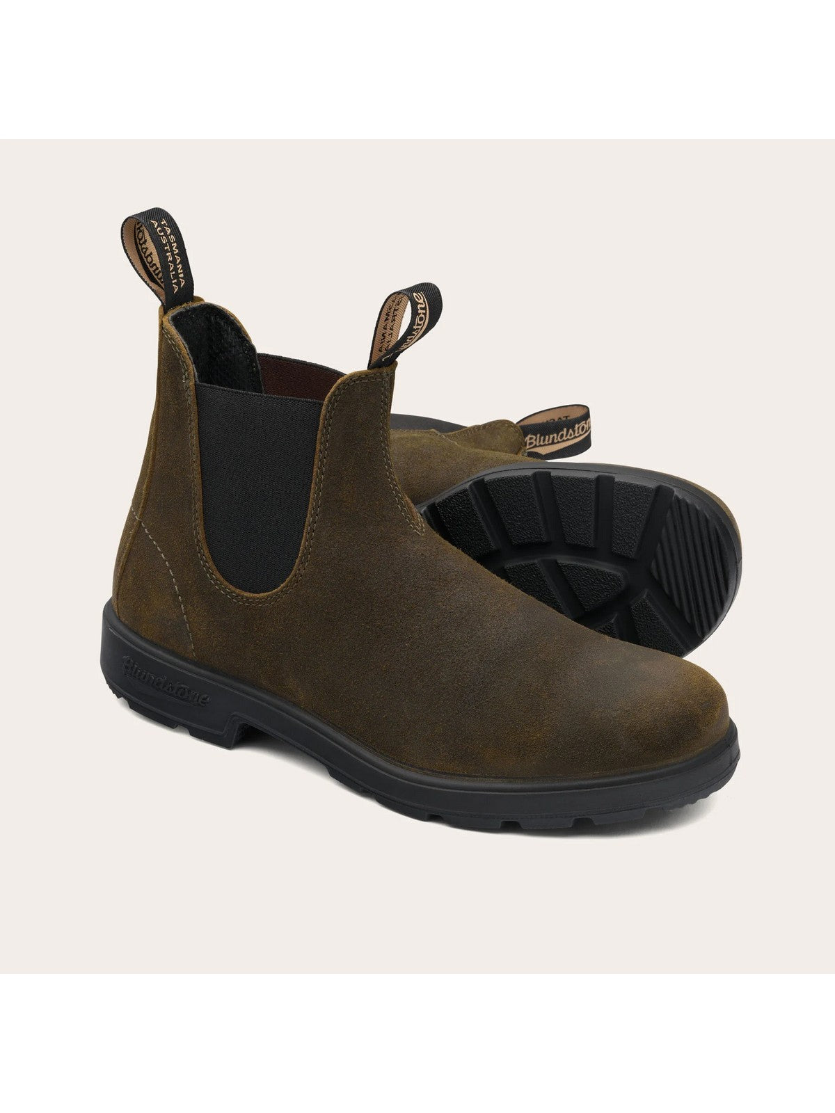 BLUNDSTONE Stivali e Stivaletti Uomo - 1615 DARK OLIVE WAXED SUEDE gioboutiqueweb