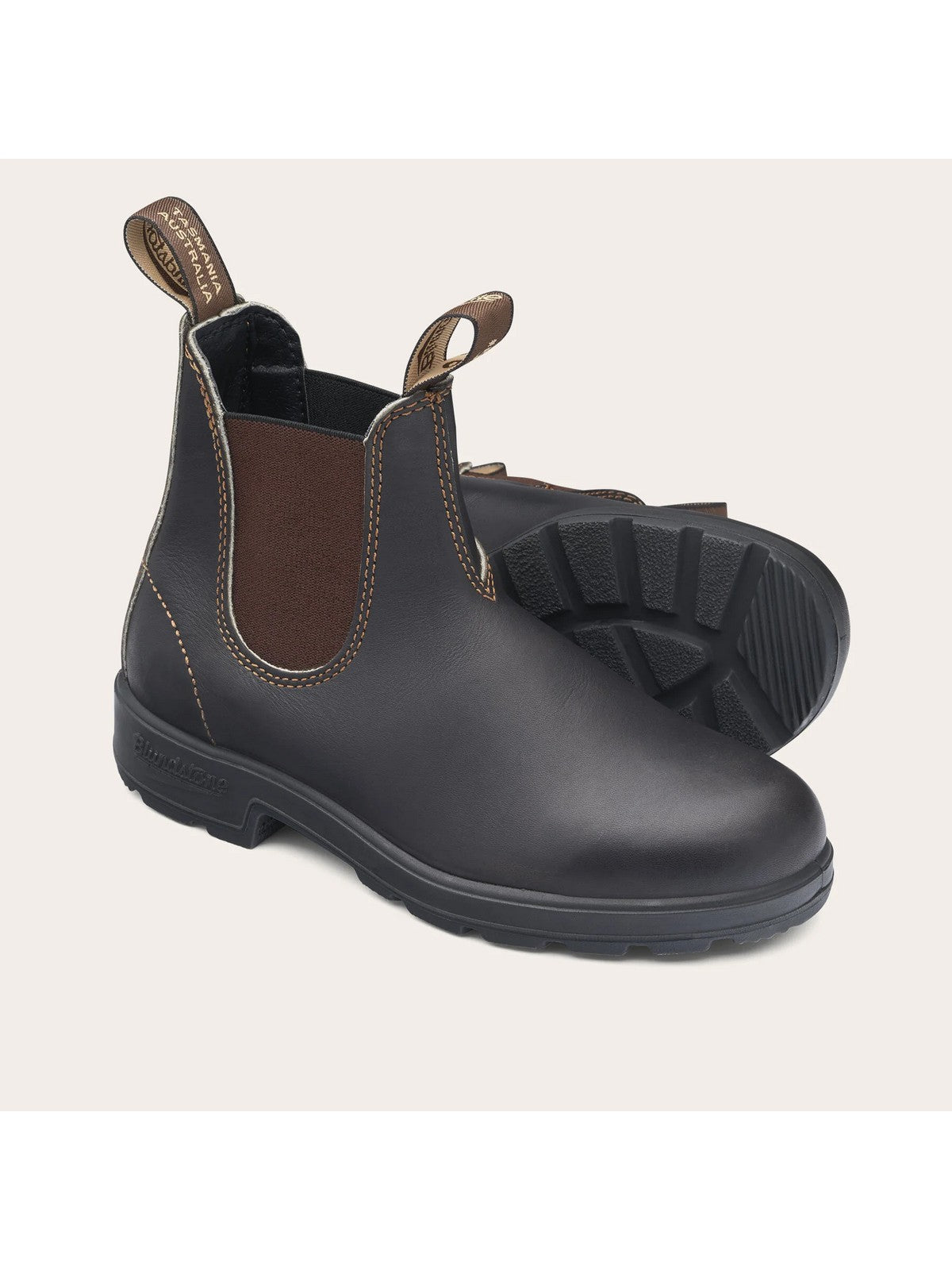 BLUNDSTONE Stivali e Stivaletti Uomo - 500 STOUT BROWN LEATHER