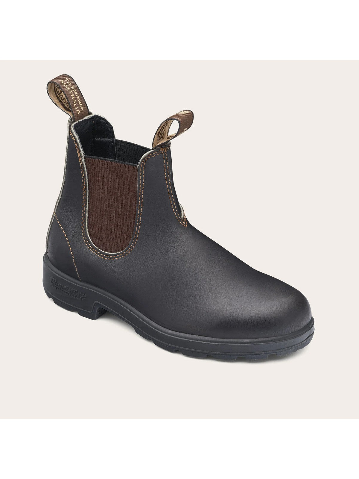 BLUNDSTONE Stivali e Stivaletti Uomo - 500 STOUT BROWN LEATHER