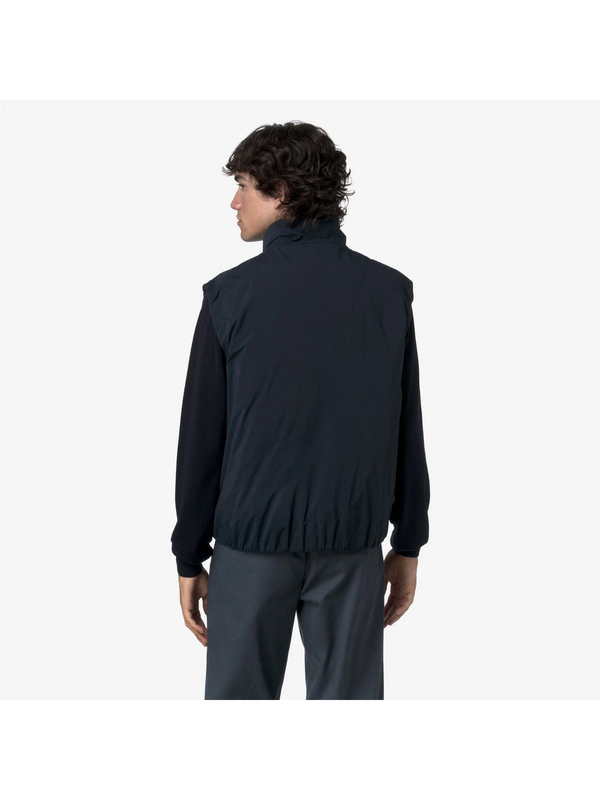 K-WAY Gilet Uomo VALEN PLAIN WARM Blue DepTH - K2136BW K89