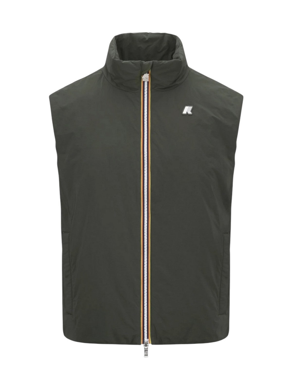 K-WAY Gilet Uomo VALEN PLAIN WARM GREEN BLACKISH - K2136BW WMR