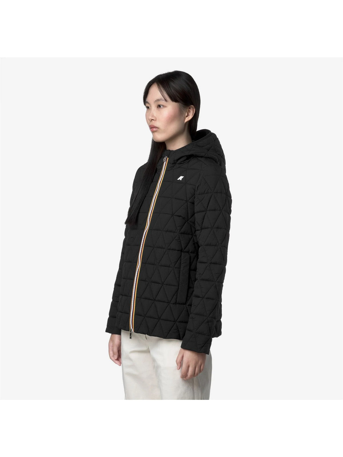 K-WAY Giubbino Donna MADLAINE DIAMOND QUILTED WARM BLACK PURE - K2136FW USY
