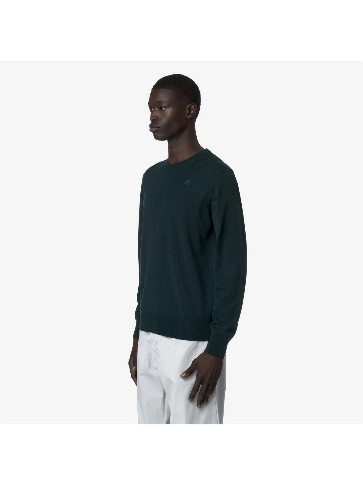K-WAY Maglione Uomo SEBASTIEN MERINO Green Ponderosa - K2142EW 614