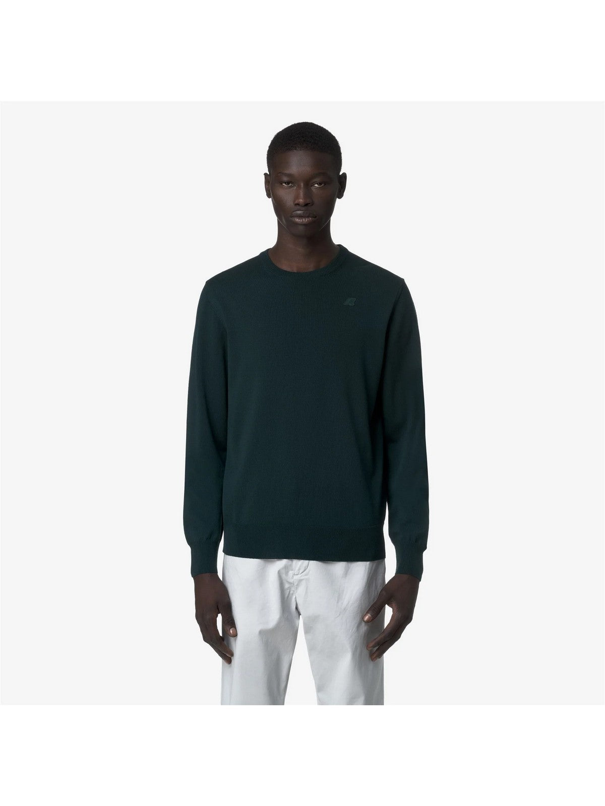 K-WAY Maglione Uomo SEBASTIEN MERINO Green Ponderosa - K2142EW 614