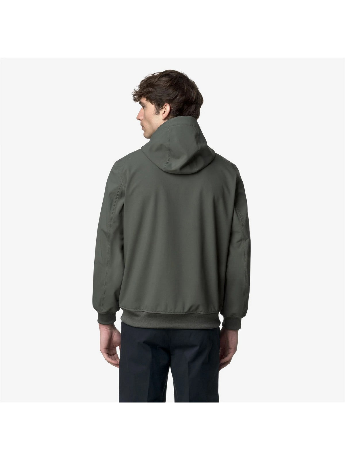K-WAY Giubbino Uomo JOACHIM BONDED GREEN BLACKISH - Bl - K3135KW AF0