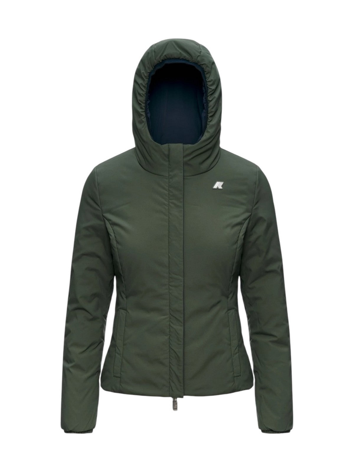 K-WAY Giubbino Donna LILY ST WARM DOUBLE Blue DepTH - GREEN B - K6128TW AG5