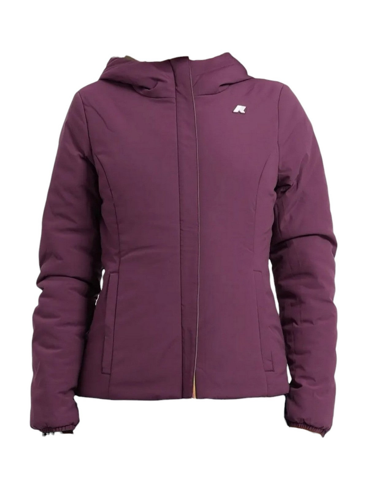 K-WAY Giubbino Donna LILY ST WARM DOUBLE Green Army - Violet - K6128TW D0U