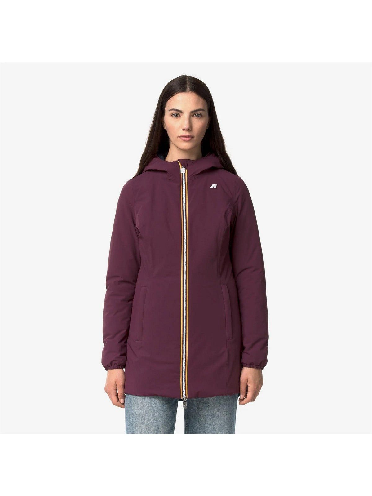 K-WAY Giubbino Donna DENISE ST WARM DOUBLE Violet Mauve Wine - - K6128UW D0R