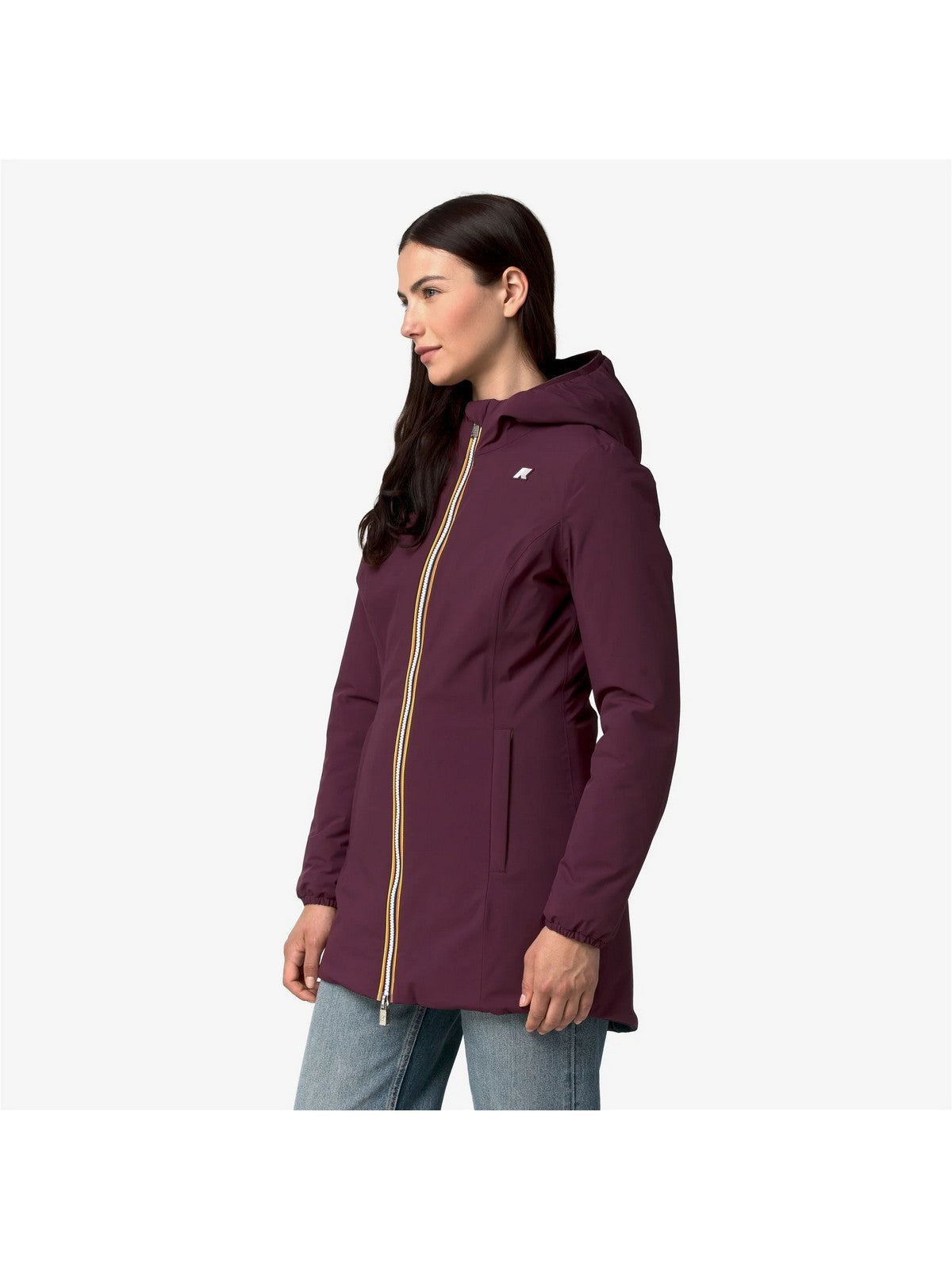 K-WAY Giubbino Donna DENISE ST WARM DOUBLE Violet Mauve Wine - - K6128UW D0R