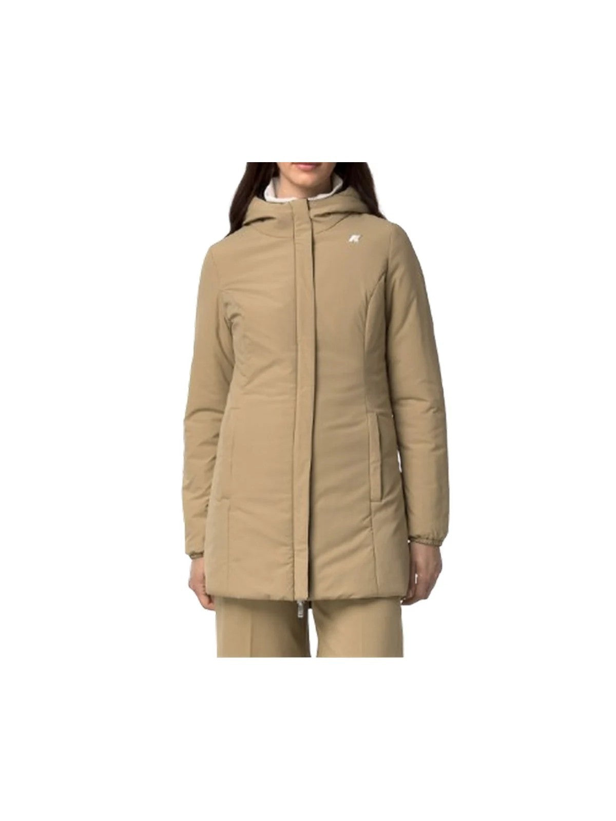 K-WAY Giubbino Donna DENISE ST WARM DOUBLE Black Pure - Beige K - K6128UW DBN