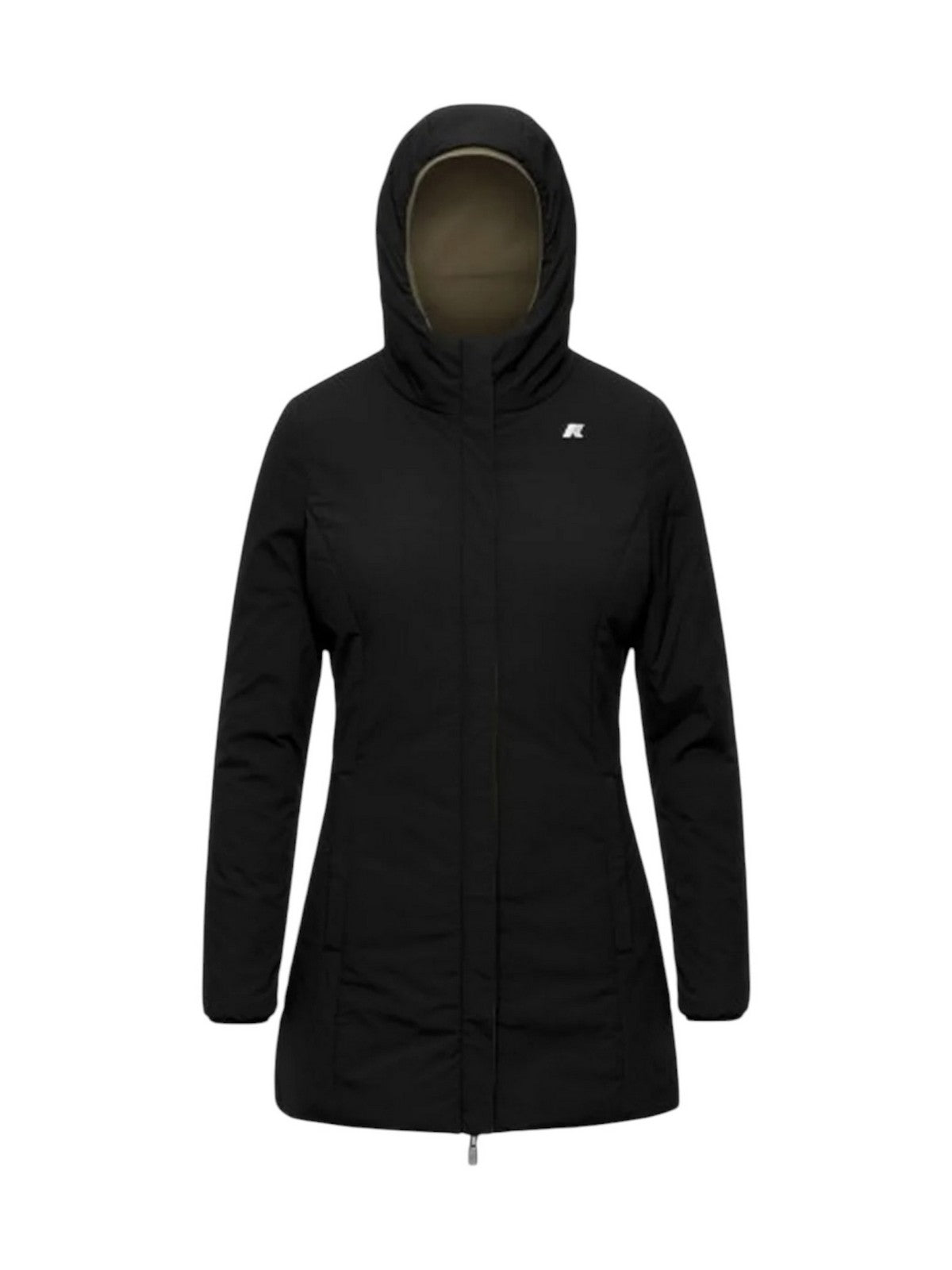 K-WAY Giubbino Donna DENISE ST WARM DOUBLE Green Army - Black P - K6128UW DBR